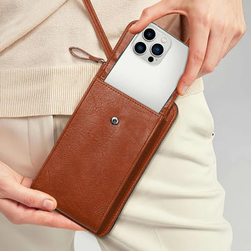 Xajzpa All-Match Zipper Shoulder Bag, Trendy Solid Color Phone Bag, Versatile Purse With Detachable Strap
